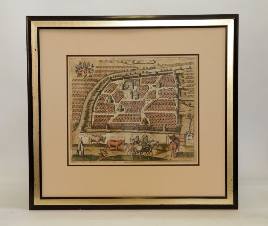 Antique Map of Moscow (1 of 8)