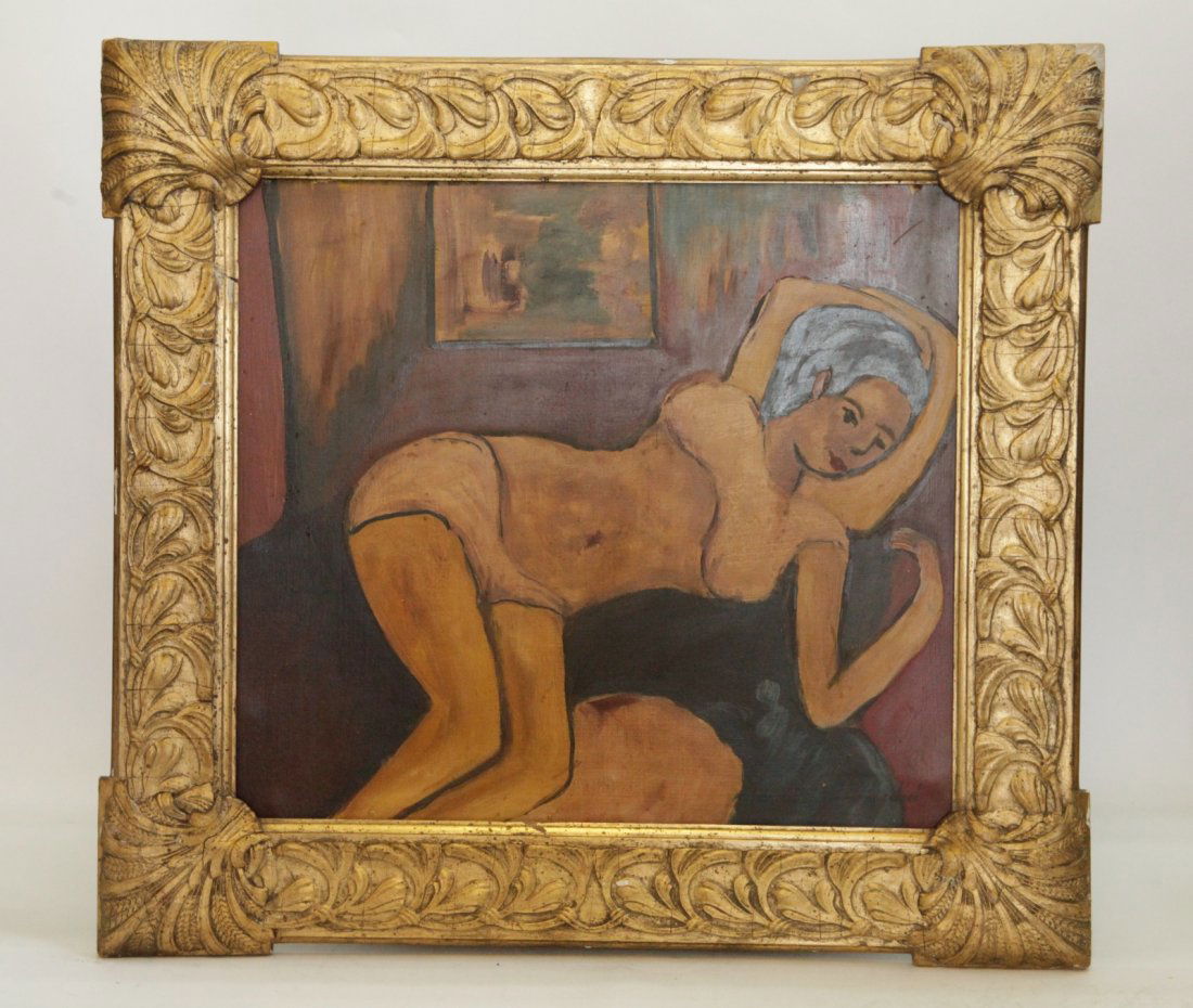 Hungary Oil Painting on Board, Signed "Czobel" (1 of 7)