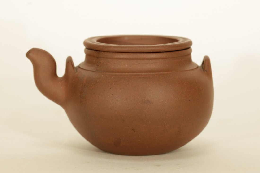 Chinese Yixing Zisha Teapot, Marked (1 of 5)