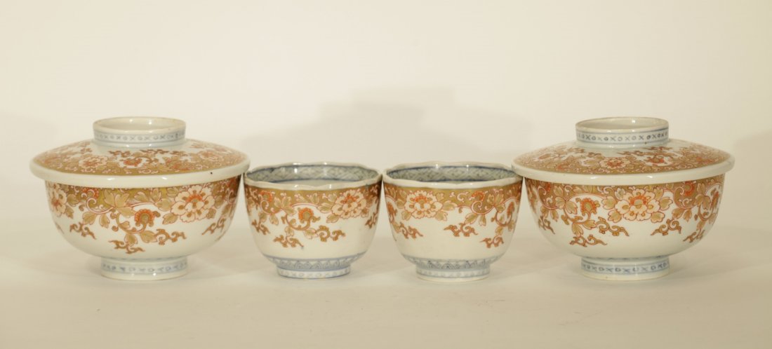 4 Pieces of Japanese Meiji Period Porcelain Teaset (1 of 7)