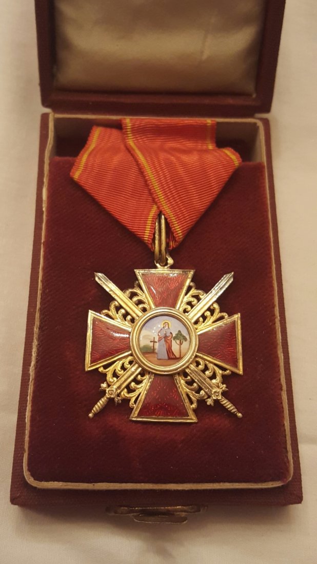 Imperial Russian Military Order of St.Anne 3rd Cla (1 of 4)