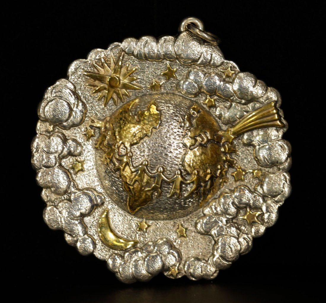 Christmas Sterling Silver, Buccellati w/ Gilt Chil (1 of 7)