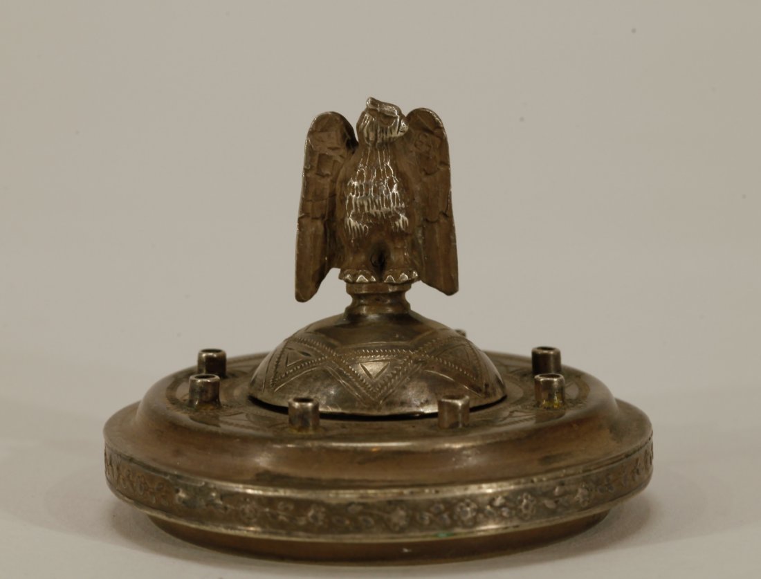 Russian Silver Judaic Oil Lamp (1 of 6)