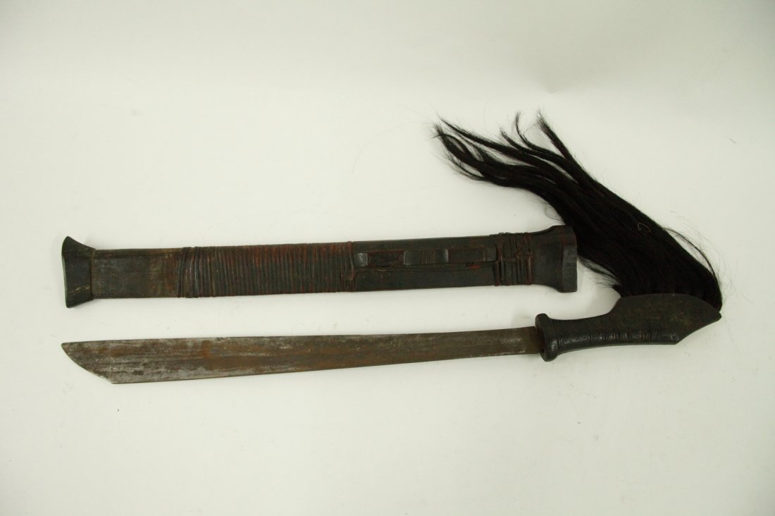 Early 19th C. Mandala Wood Handle Dagger (1 of 6)