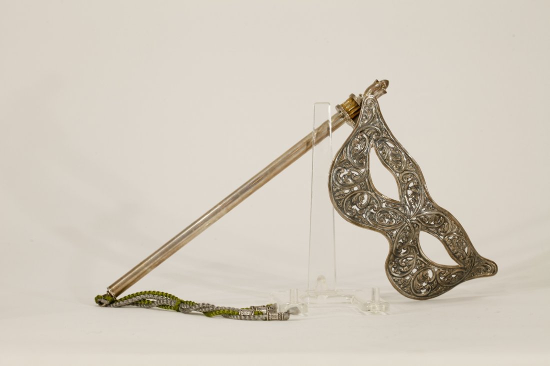 Jewish Silver Mask & Noise Maker for Holiday (1 of 3)