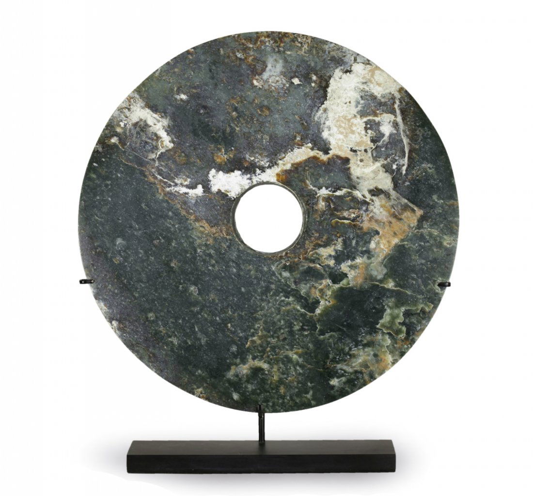 Chinese Neolithic Period Archaic Jade Bi-Disk (1 of 10)