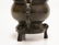 Chinese Bronze Censer w/ Wood Cover Inlaid Silver - 3
