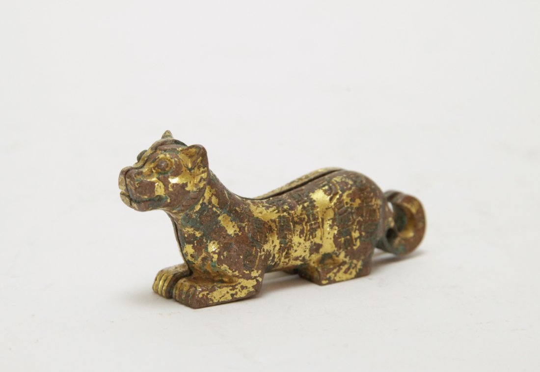 Chinese Gilt Bronze Seal (1 of 5)