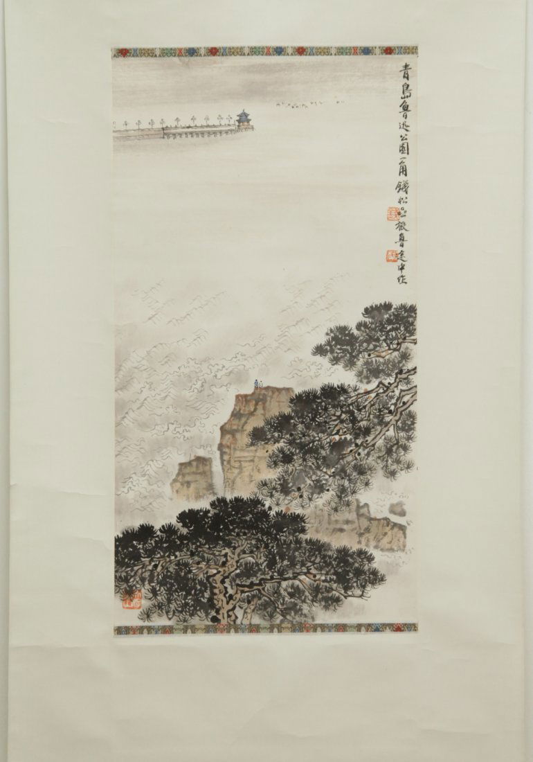Chinese Ink/Color Scroll Painting (1 of 8)