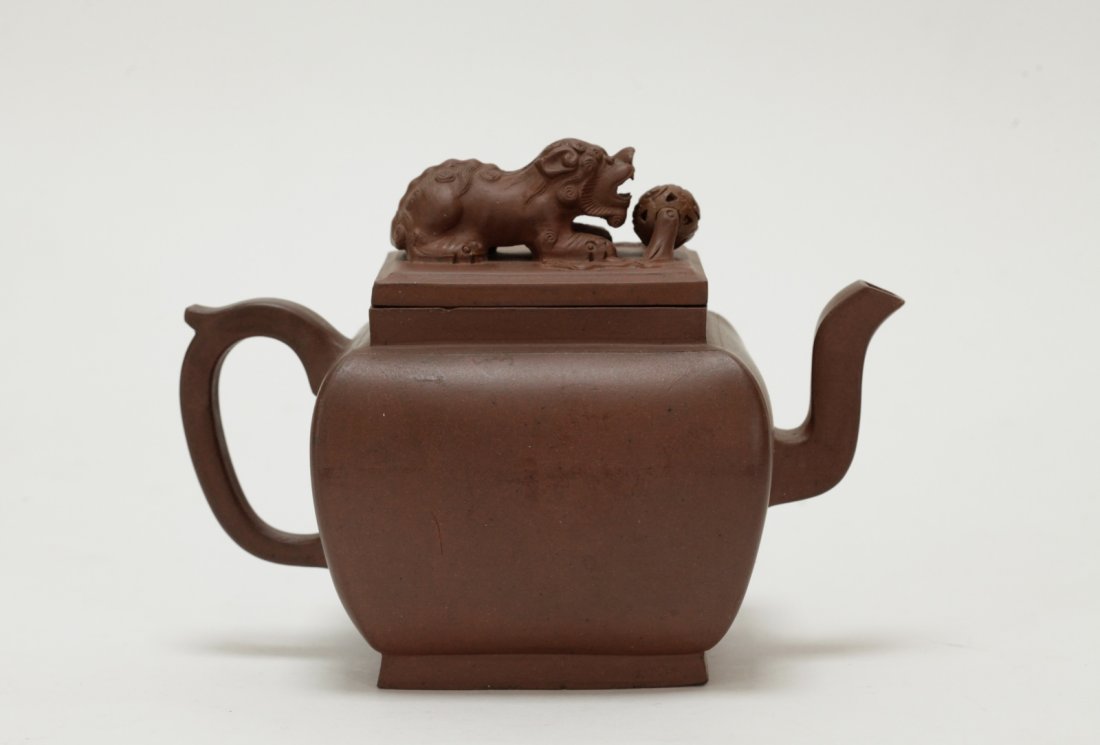Chinese Yixing Zisha Teapot, 18th C. (1 of 6)