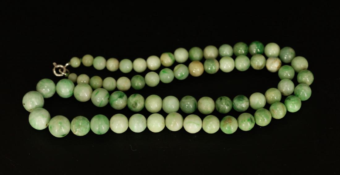 Jadeite Beads Necklace, A Grade (1 of 4)