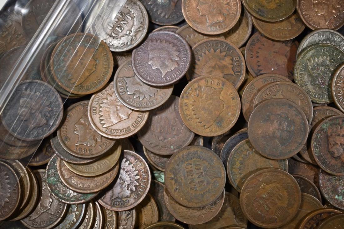 100-MIXED DATE CIRC INDIAN HEAD CENTS (1 of 2)