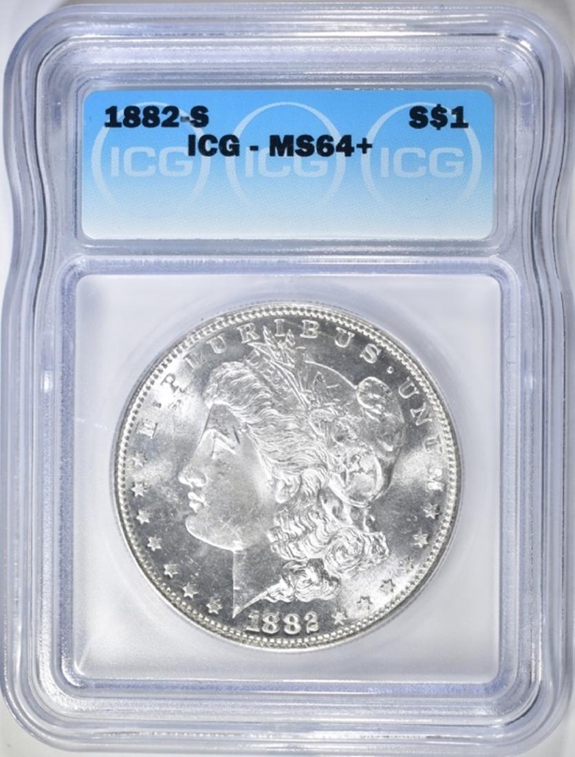 1882-S MORGAN DOLLAR  ICG MS-64+ (1 of 4)