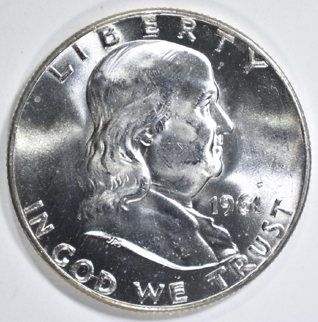 1961-D FRANKLIN HALF DOLLAR  GEM BU (1 of 2)