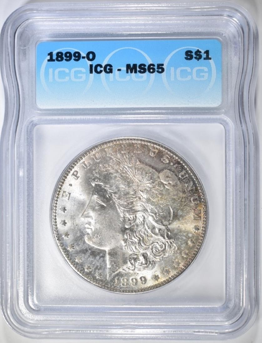 1899-O MORGAN DOLLAR   ICG MS-65 (1 of 4)