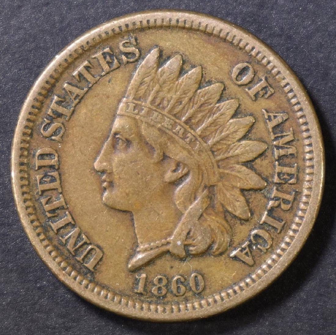 1860 INDIAN CENT VF/XF (1 of 2)