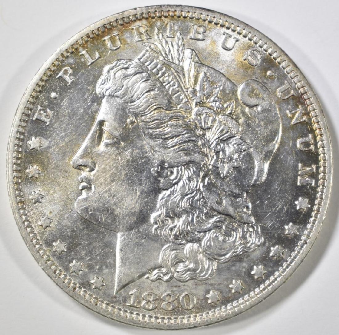 1880-O MORGAN DOLLAR AU/BU (1 of 2)