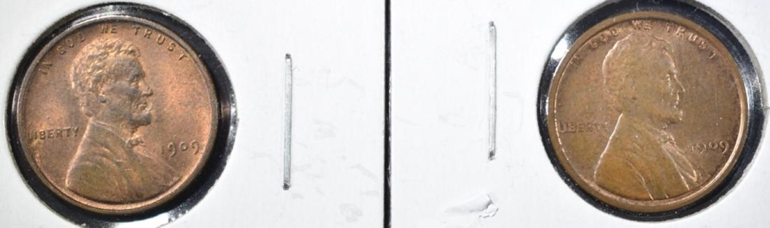 (2) 1909 BU LINCOLN CENTS (1 of 2)