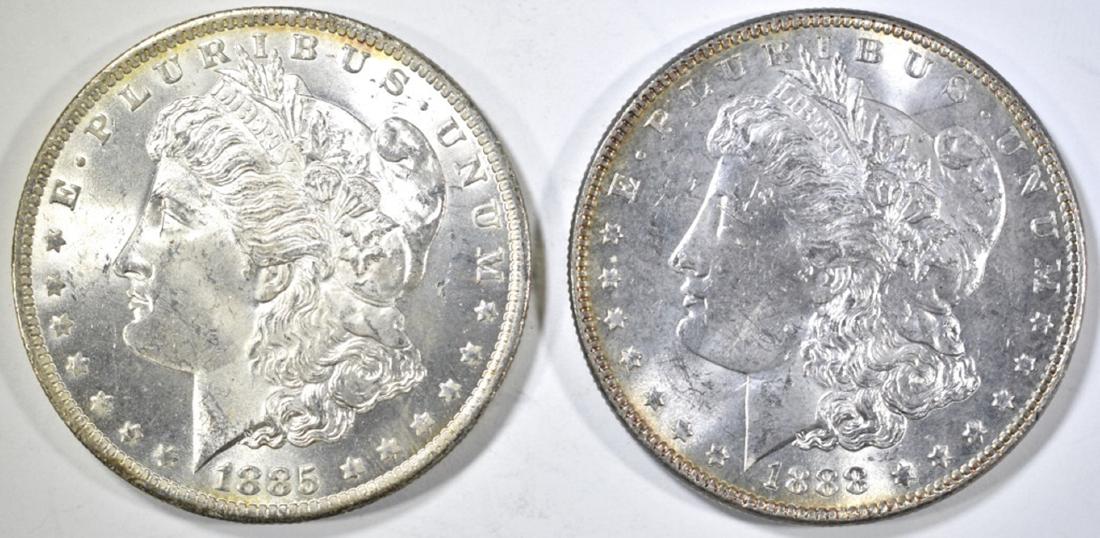 1885-O, 88 MORGAN DOLLARS CH BU (1 of 2)
