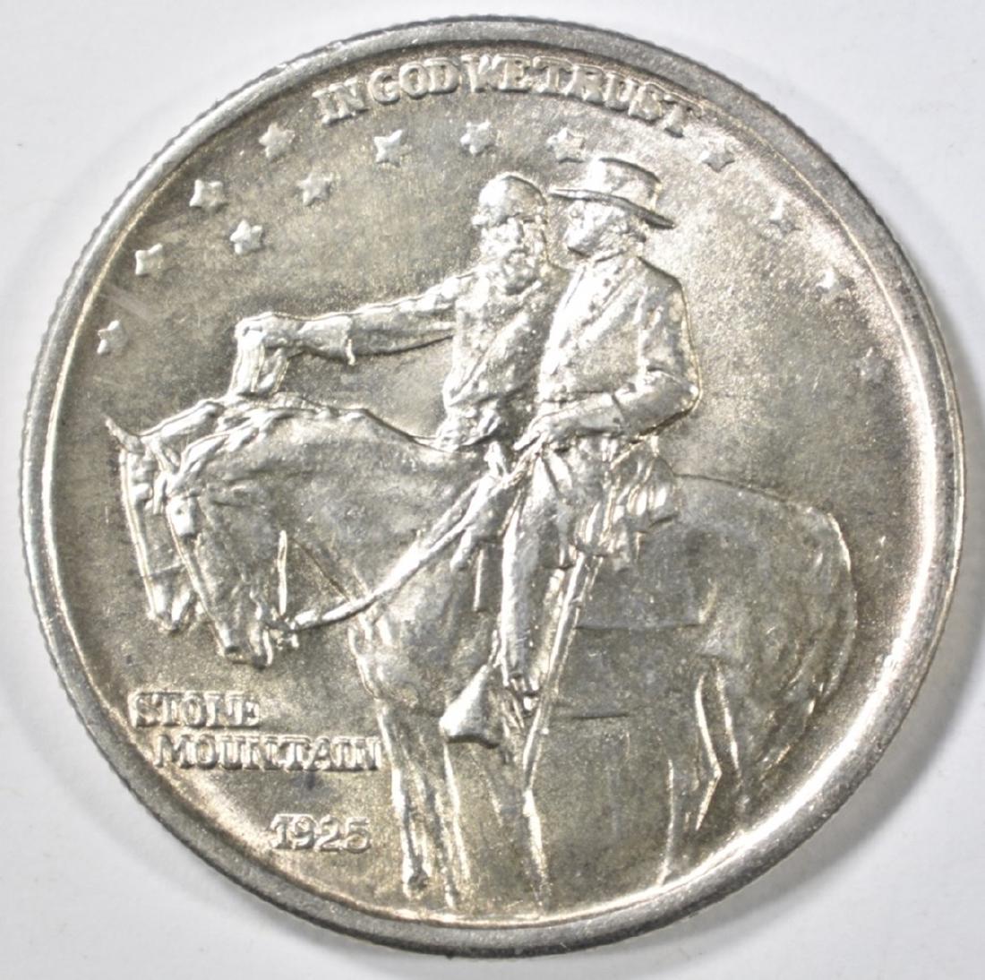 1925 STONE MOUNTAIN COMMEM HALF DOLLAR  GEM BU (1 of 2)