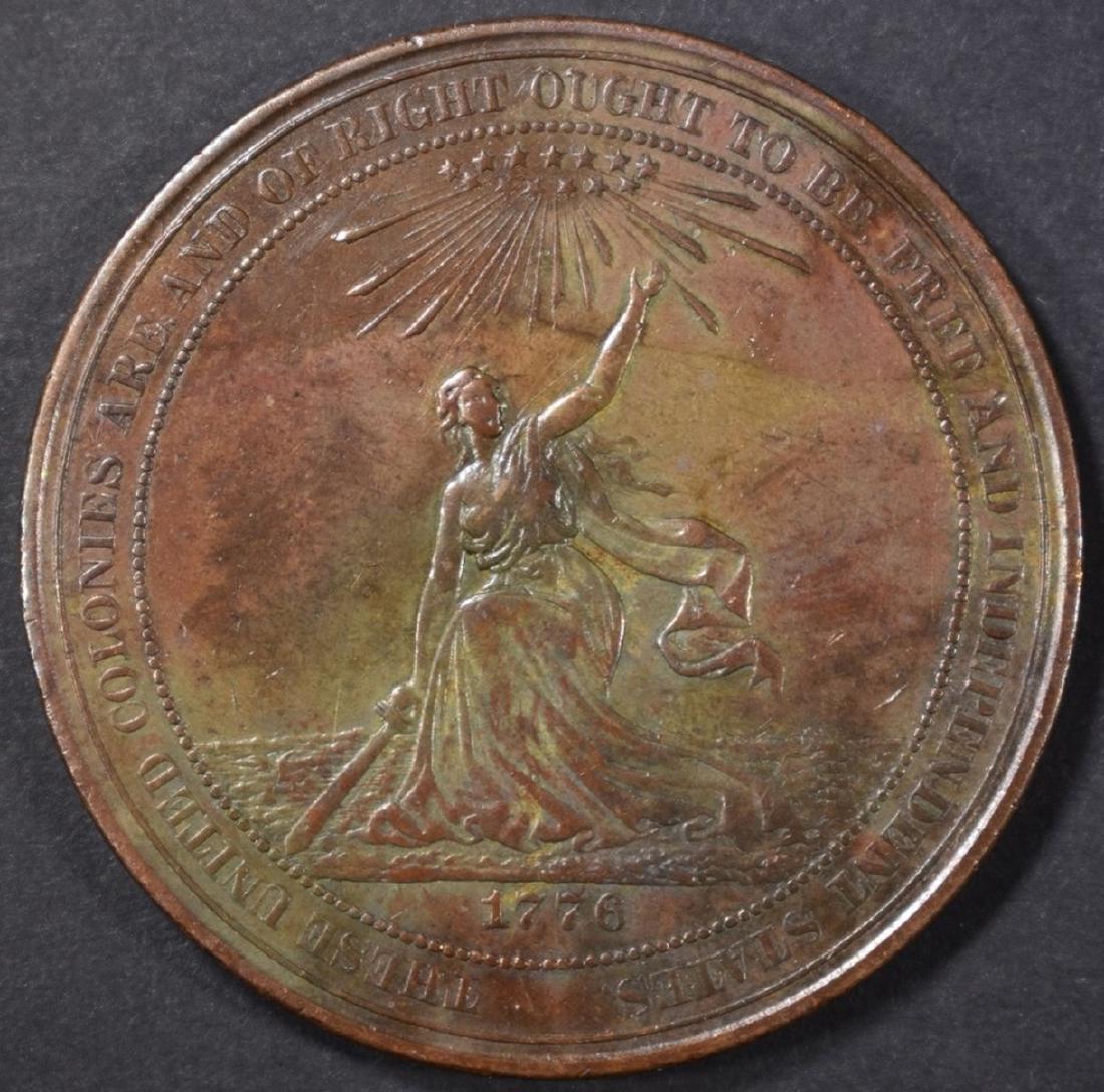 1876 HK 21 CENTENNIAL EXPO COPPER SO CALLED DOLLAR (1 of 2)