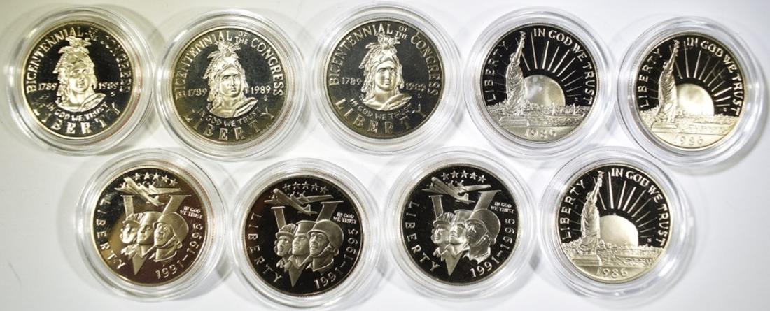 PROOF U.S. COMMEM HALF DOLLAR LOT: (1 of 2)