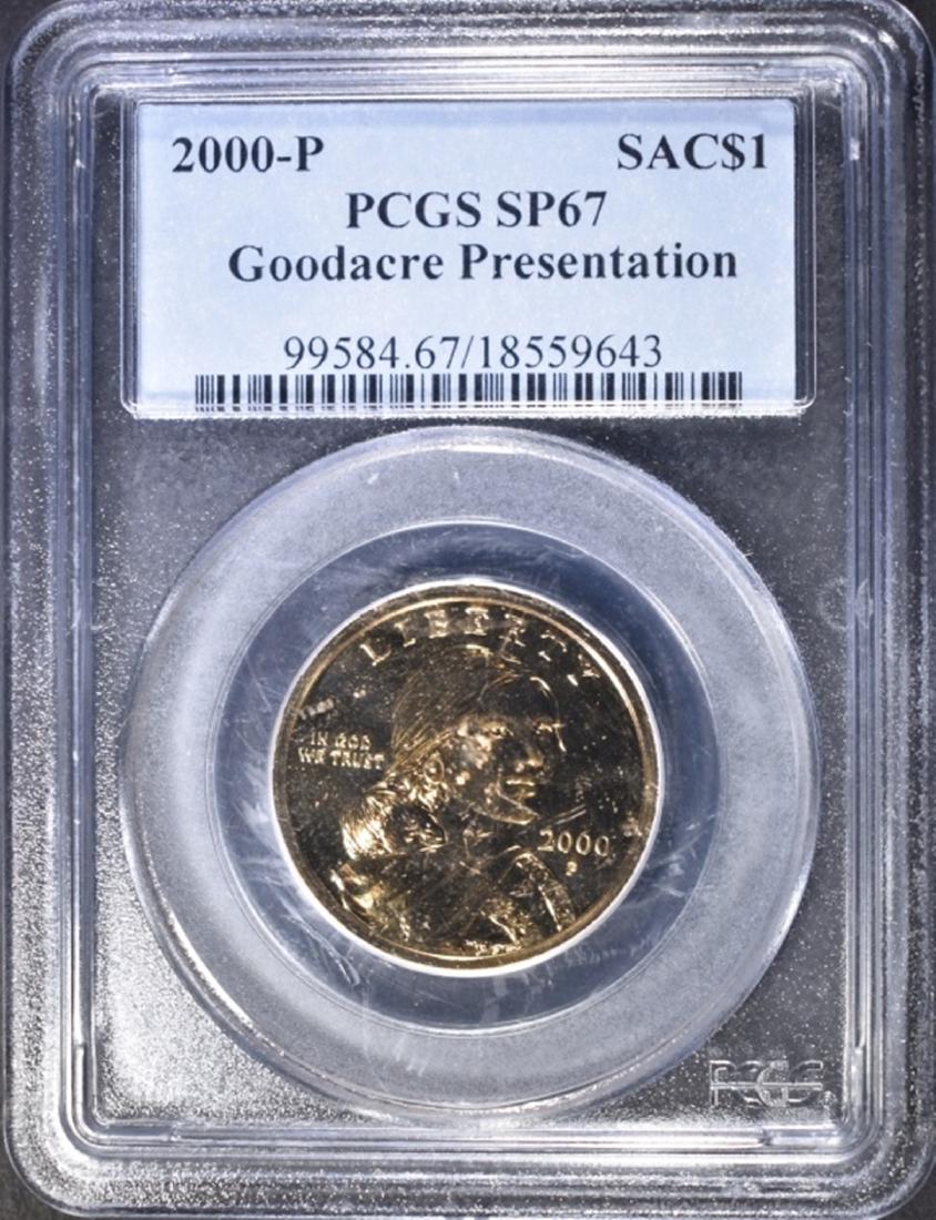 2000-P SACAGAWEA DOLLAR  PCGS SP-67 (1 of 4)