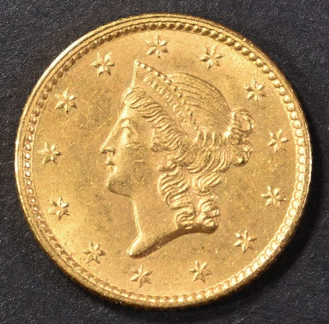 1853 TYPE 1 GOLD DOLLAR CH BU (1 of 2)