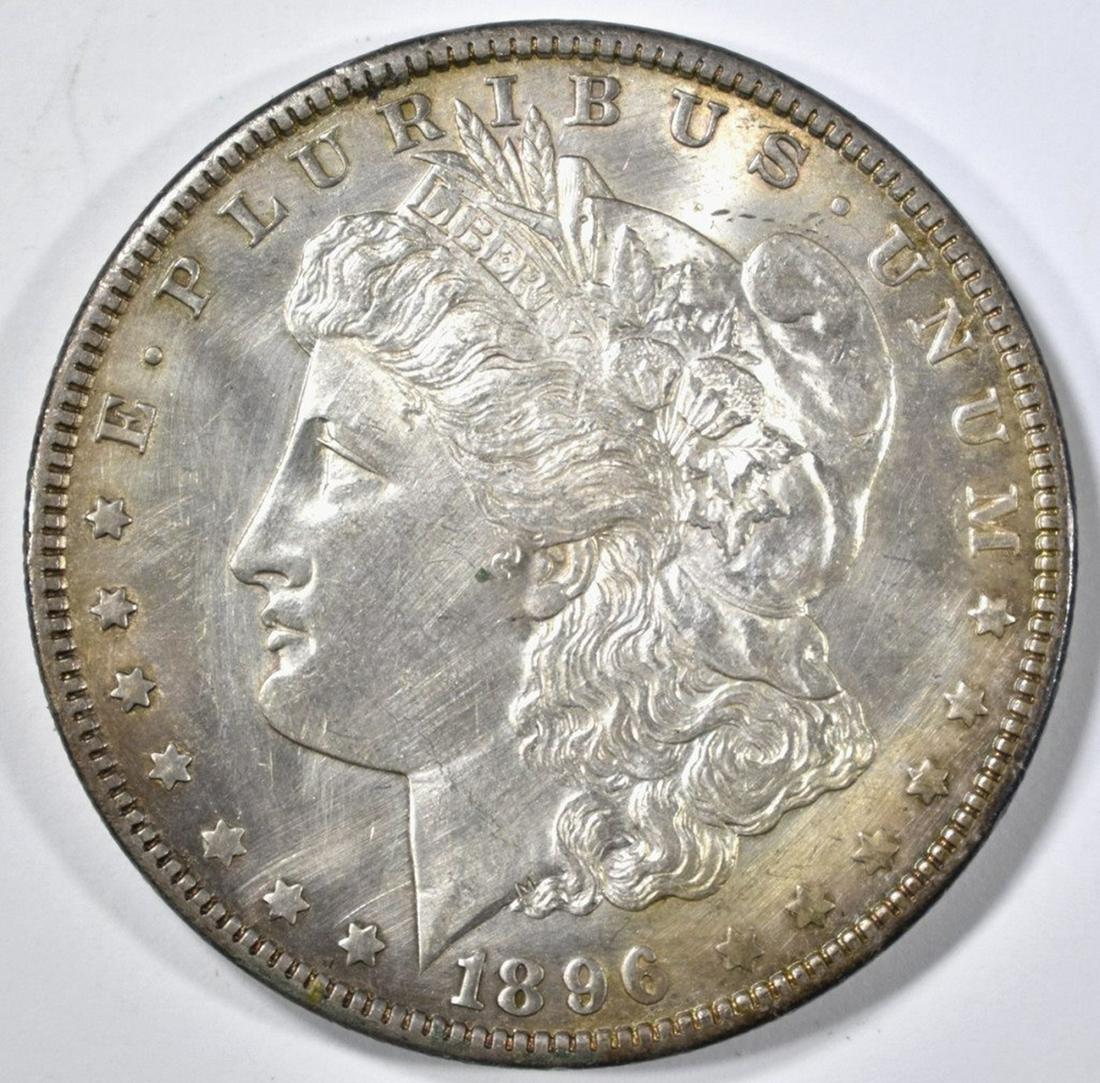 1896-O MORGAN DOLLAR  BU CLEANED (1 of 2)