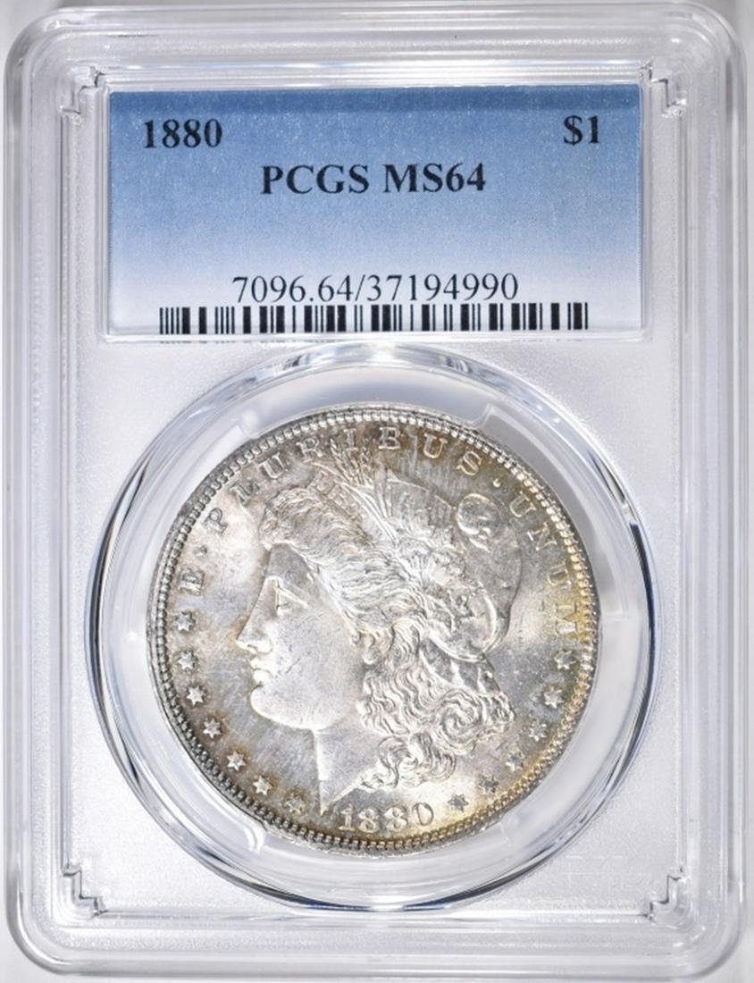 1880 MORGAN DOLLAR  PCGS MS-64 (1 of 4)