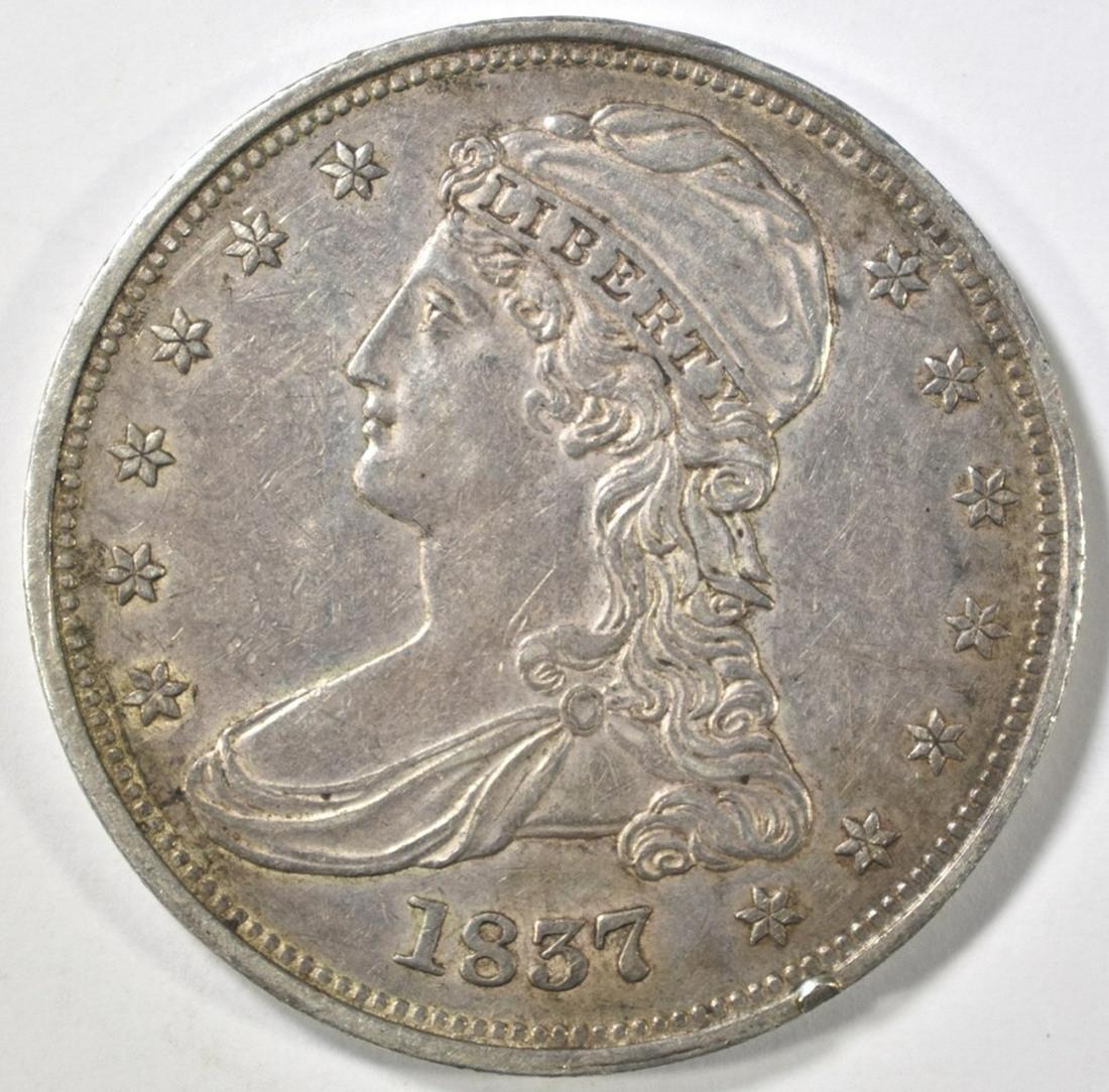 1837 BUST HALF DOLLAR CH AU (1 of 2)