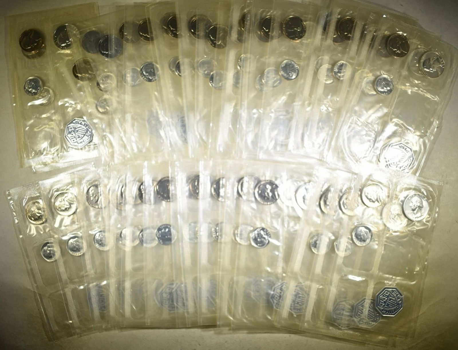 40-1964 U.S. PROOF SETS: MISSING CENT & HALVES (1 of 2)