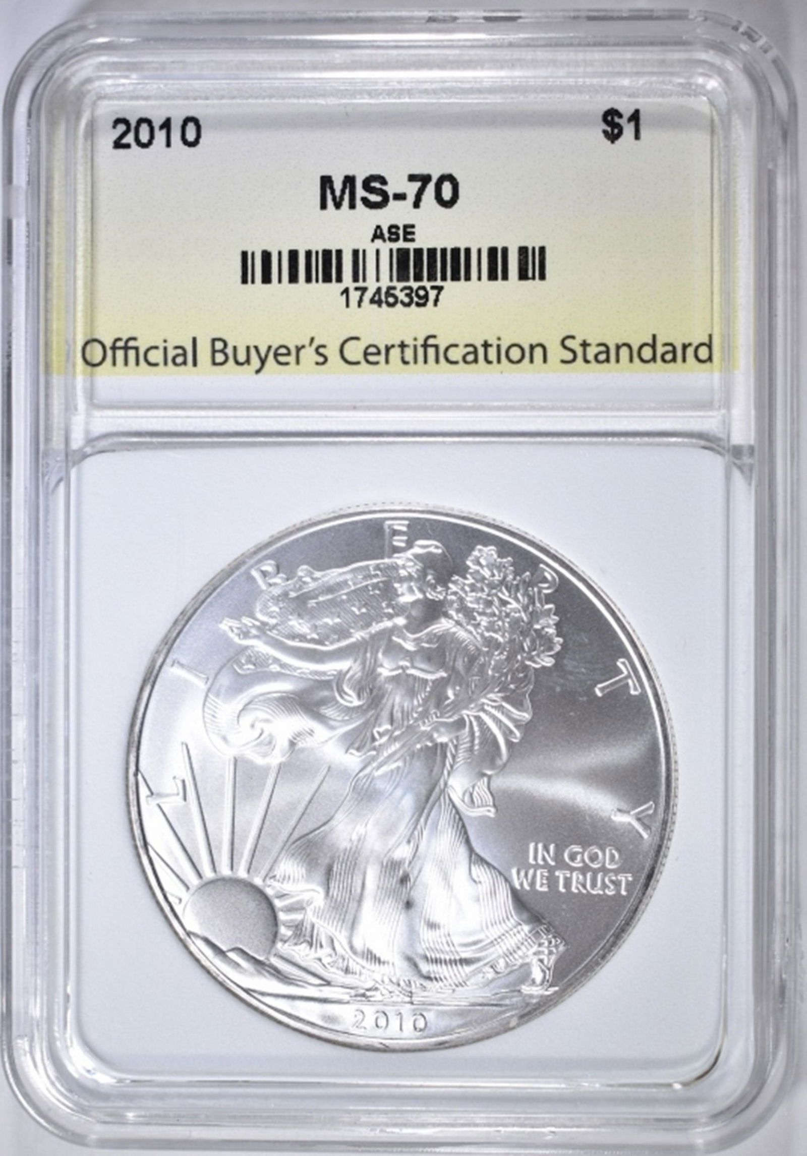 2010 AMERICAN SILVER EAGLE OBCS (1 of 4)
