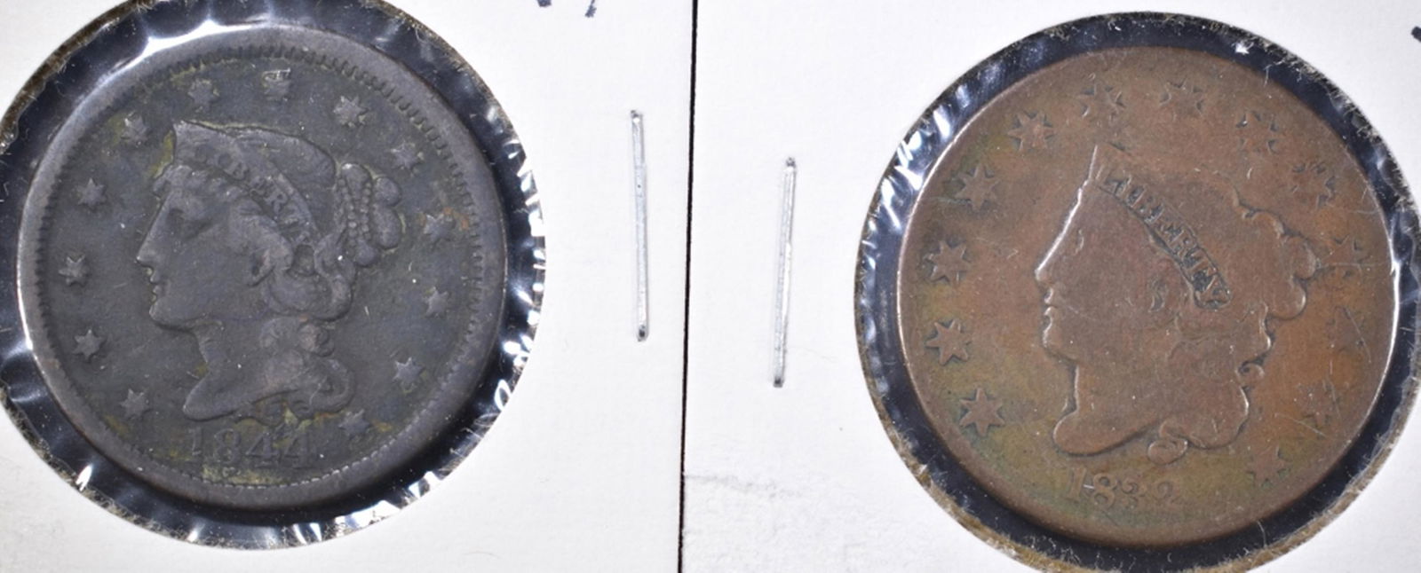 1832 VG & 1844 VF LARGE CENTS (1 of 2)