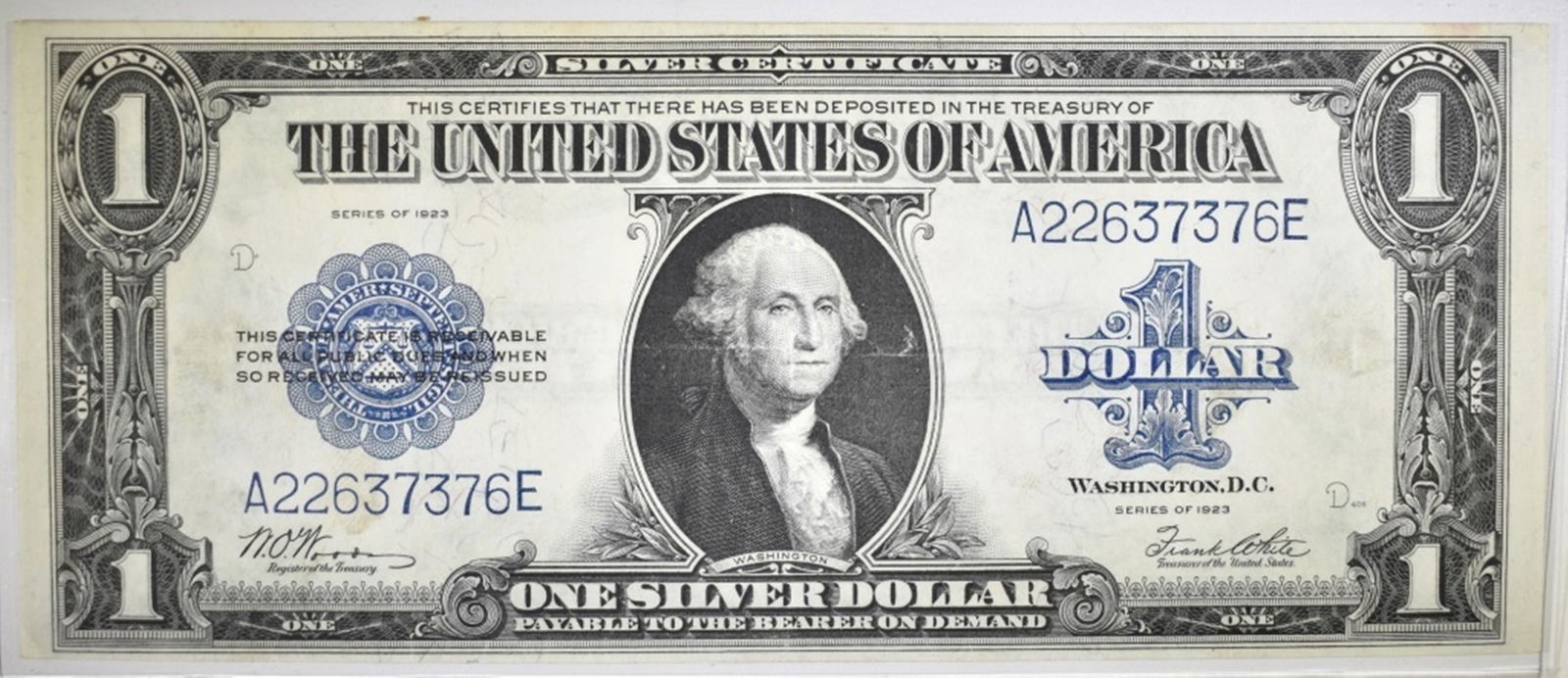 1923 $1 SILVER CERTIFICATE "HORSE BLANKET" (1 of 2)