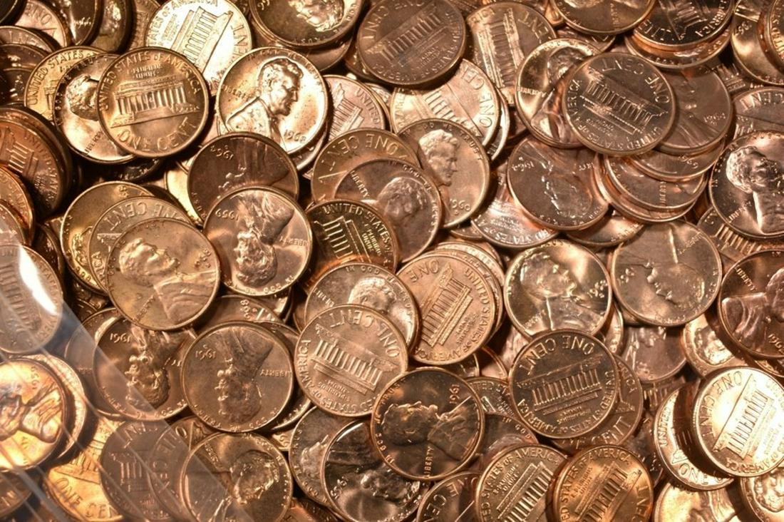 2000-BU LINCOLN CENTS 1959-69: LOW COST FLAT RATE SHIPPING TO CONTINENTAL U.S. ESTIMATE $150 - $175.