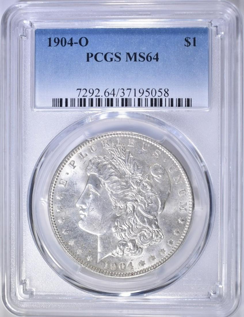 1904-O MORGAN DOLLAR  PCGS MS-64 (1 of 4)