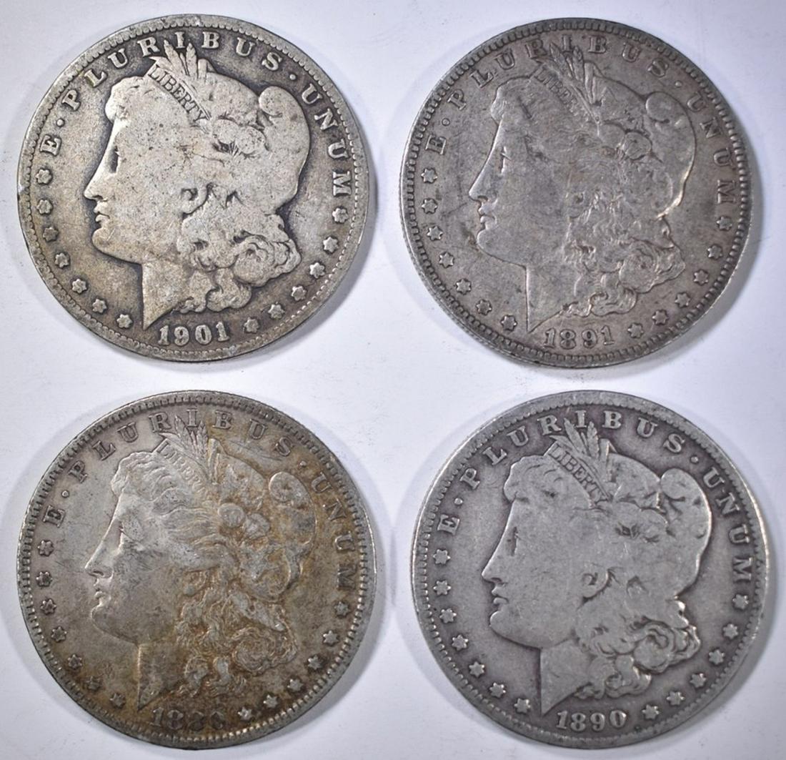 4-CIRC MORGAN DOLLARS: (1 of 2)