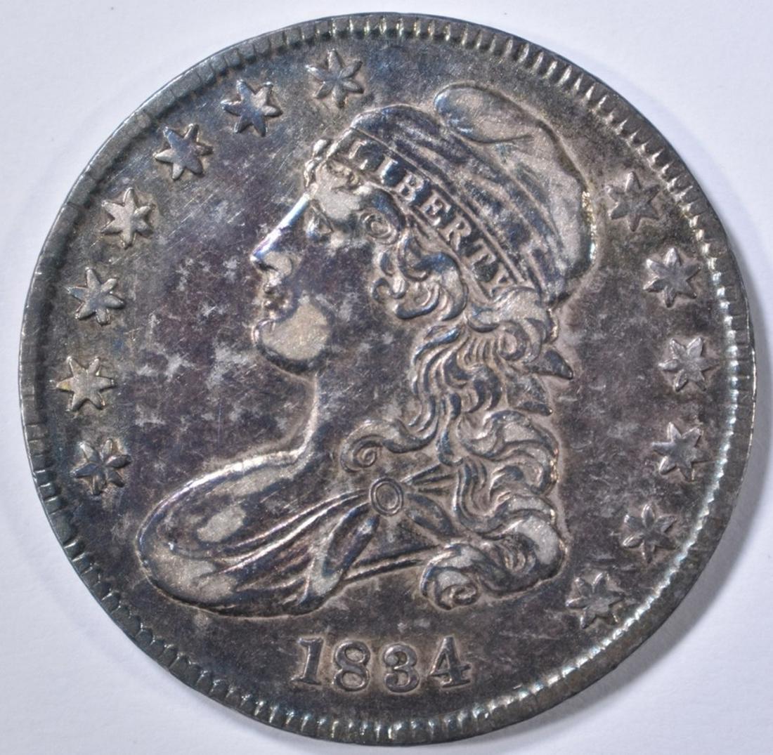1834  BUST HALF DOLLAR  CH AU (1 of 2)