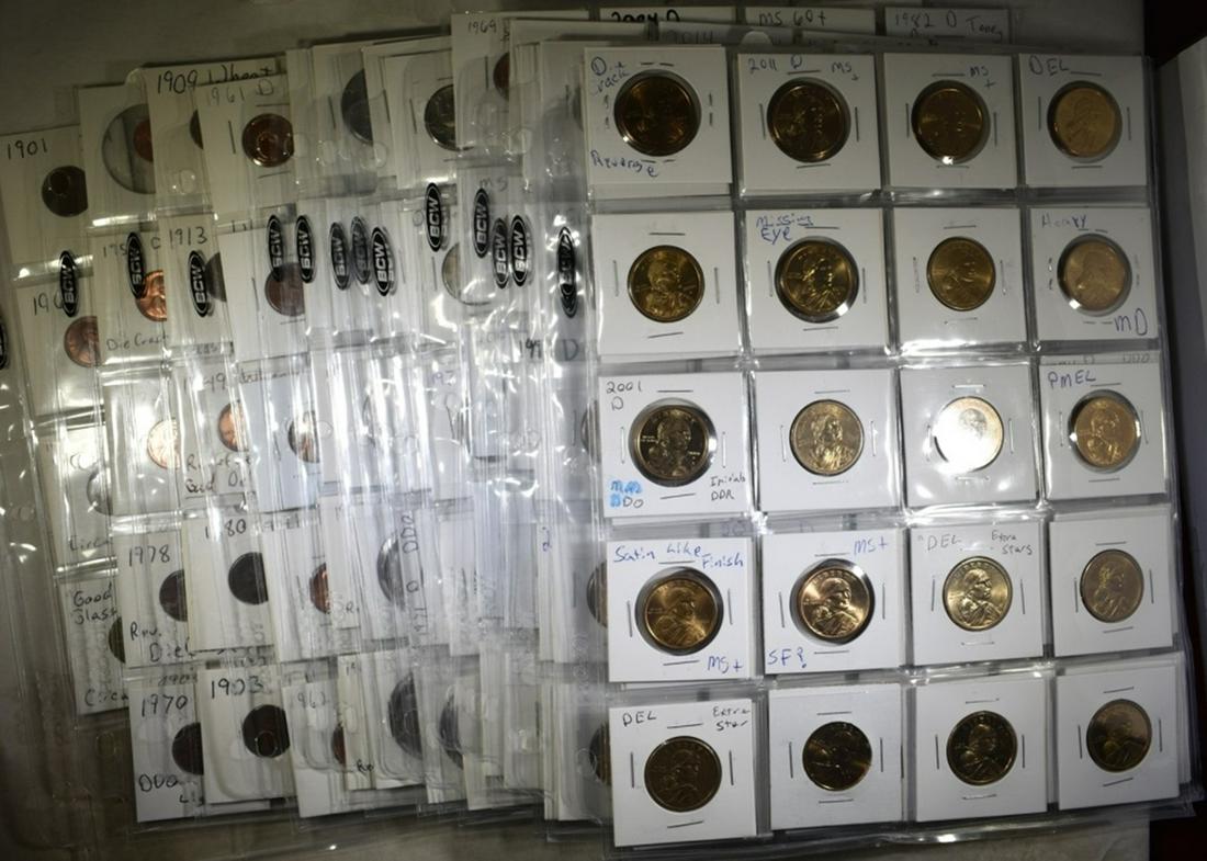 MIXED LOT OF COINS IN 2X2 HOLDERS (1 of 4)