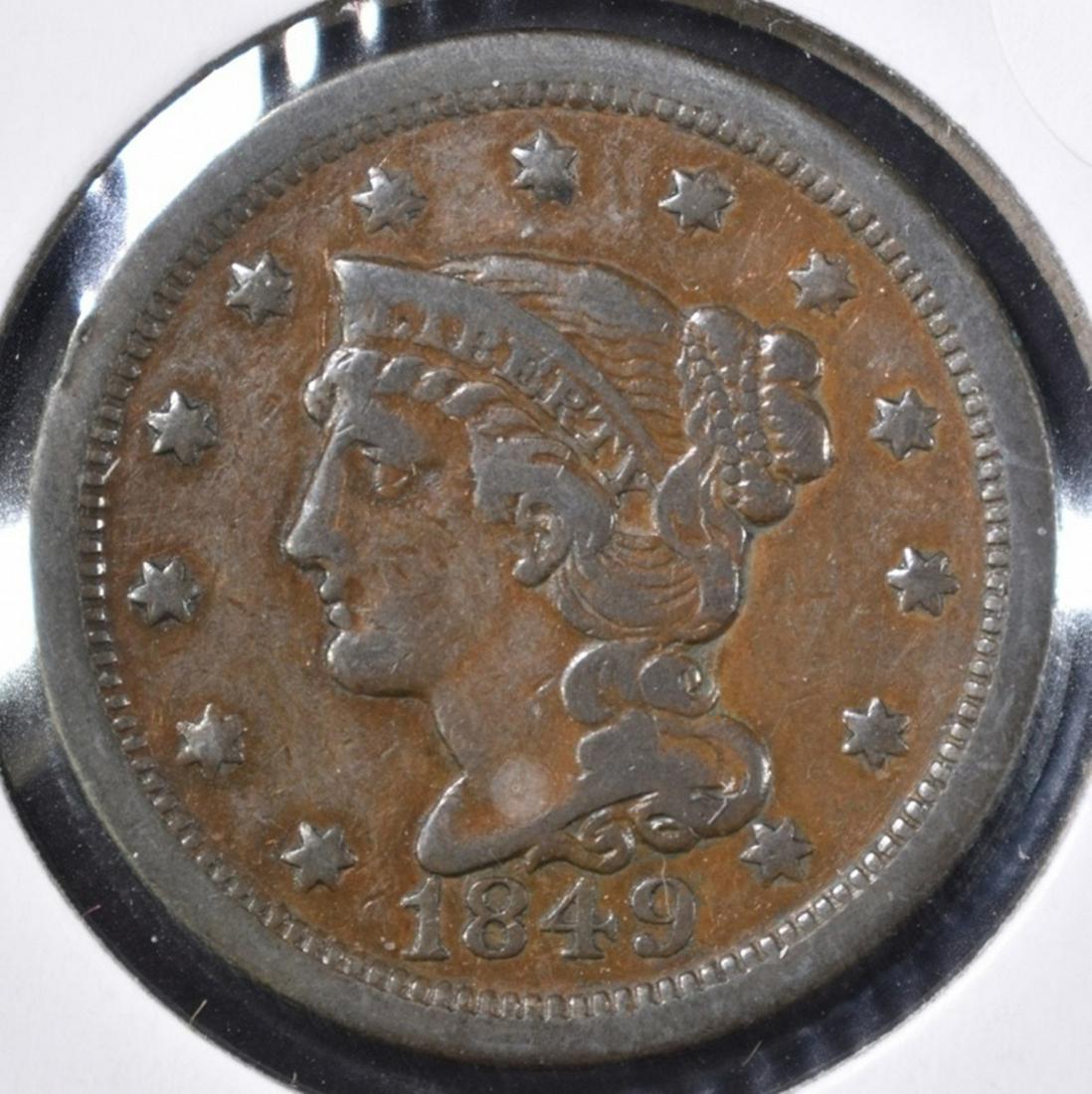 1849 LARGE CENT, VF (1 of 2)