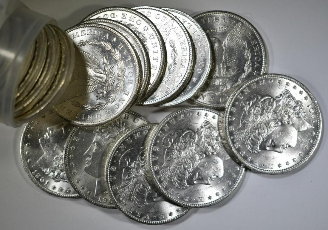 ROLL OF 20-NICE CH BU 1901-O MORGAN DOLLARS (1 of 2)