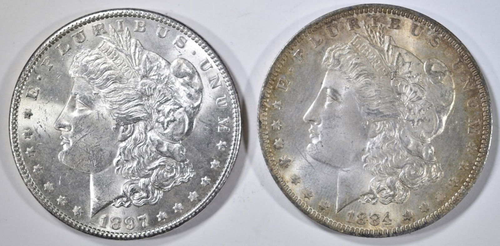 1884-O, 97 MORGAN DOLLARS CH BU (1 of 2)