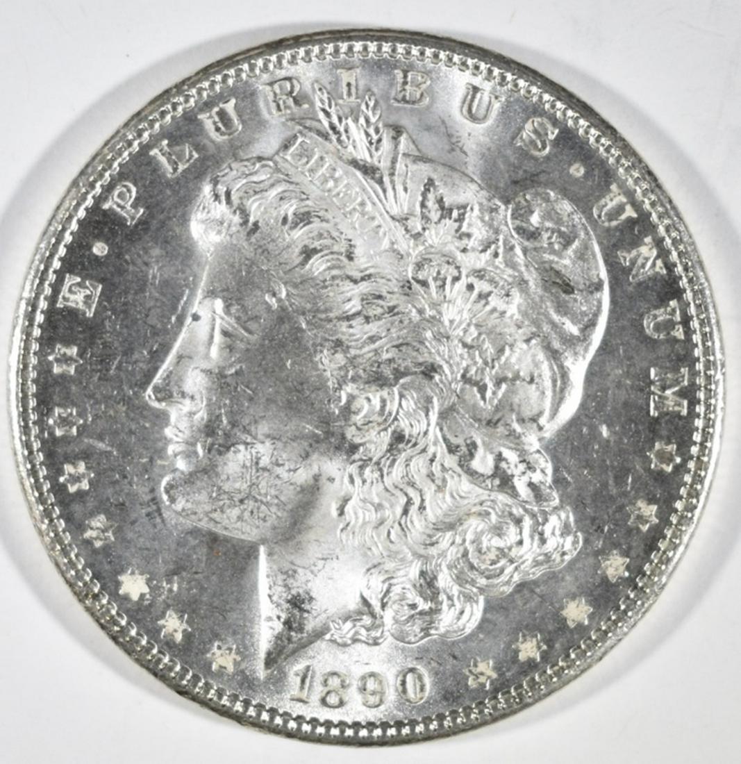 1890 MORGAN DOLLAR   GEM BU (1 of 2)