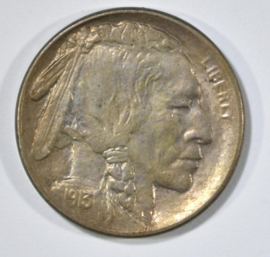 1913-S TYPE 1 BUFFALO NICKEL  XF (1 of 2)