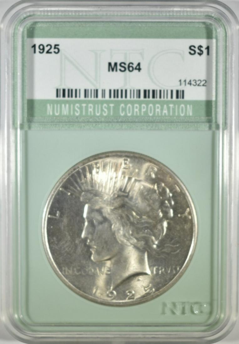 1925 PEACE DOLLAR NTC CH/GEM BU (1 of 4)