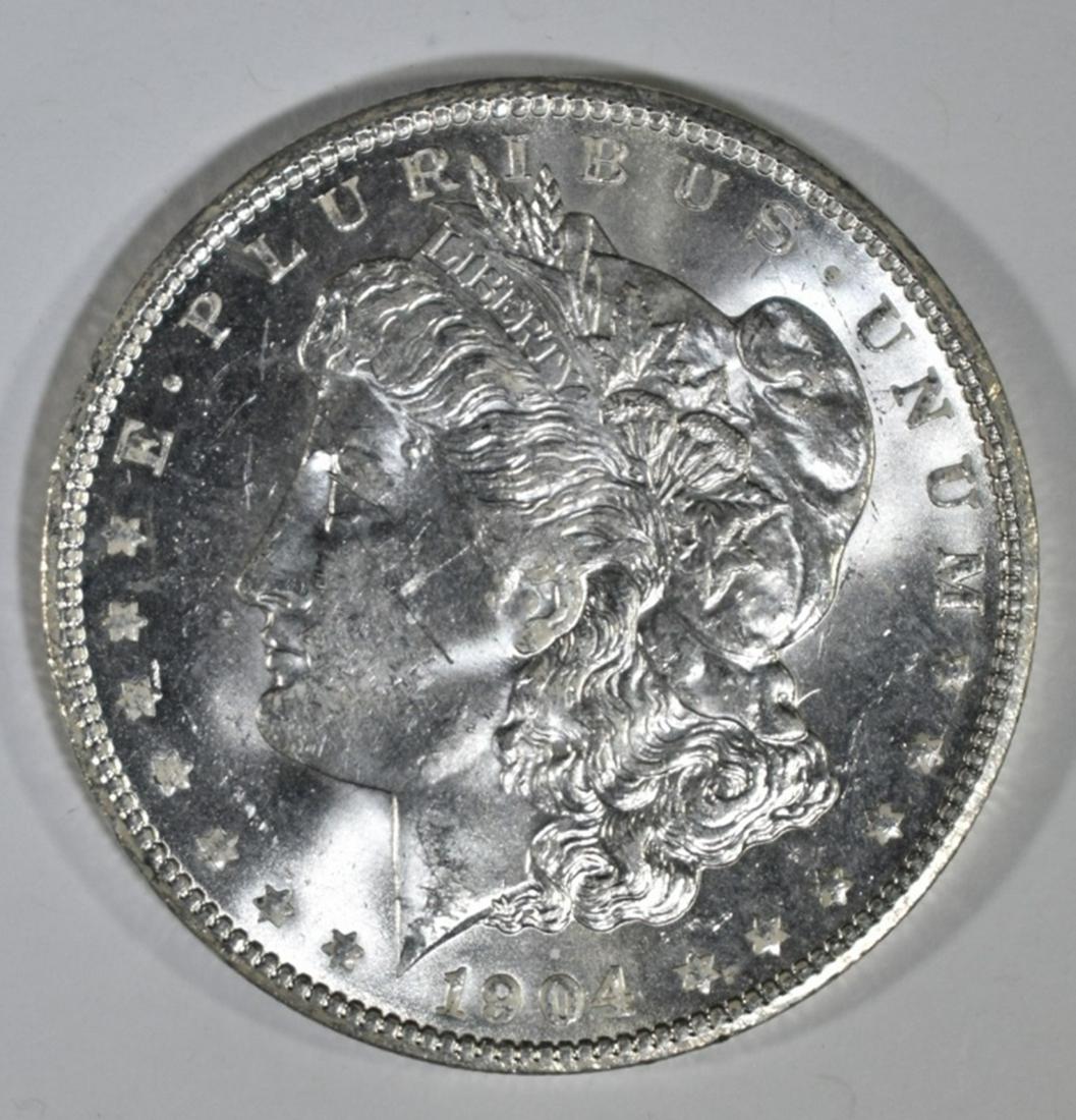 1904-O MORGAN DOLLAR  BU (1 of 2)