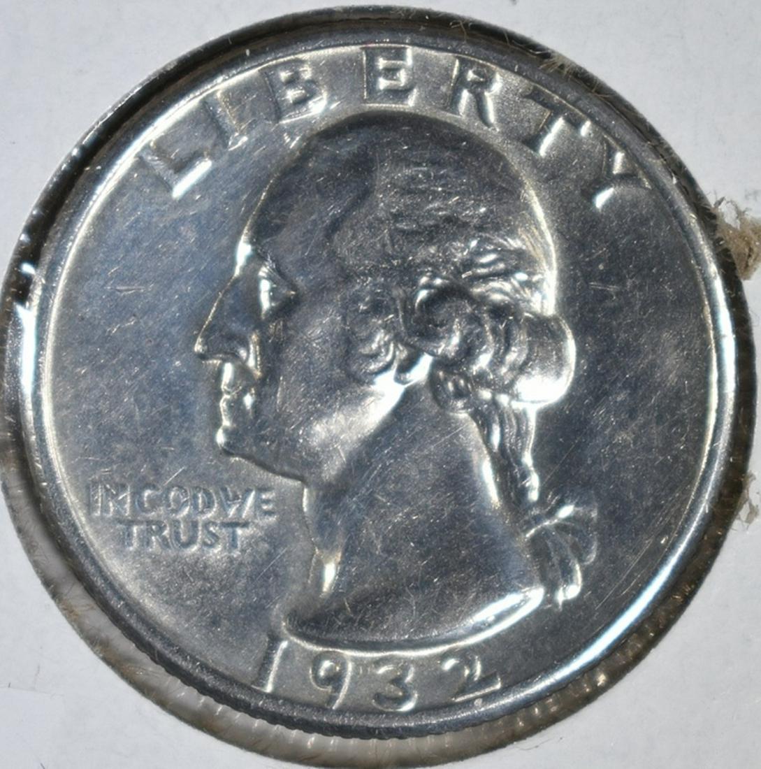 1932 WASHINGTON QUARTER GEM BU (1 of 2)