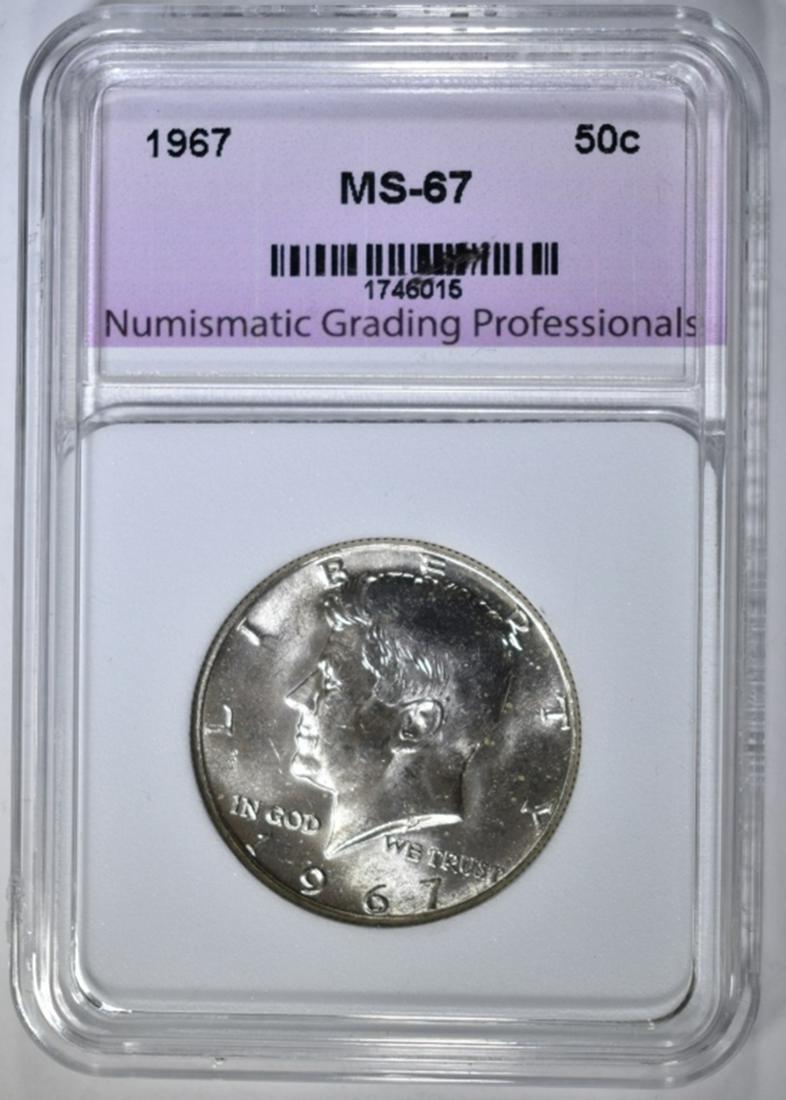1967 KENNEDY HALF DOLLAR  NGP SUPERB GEM (1 of 4)