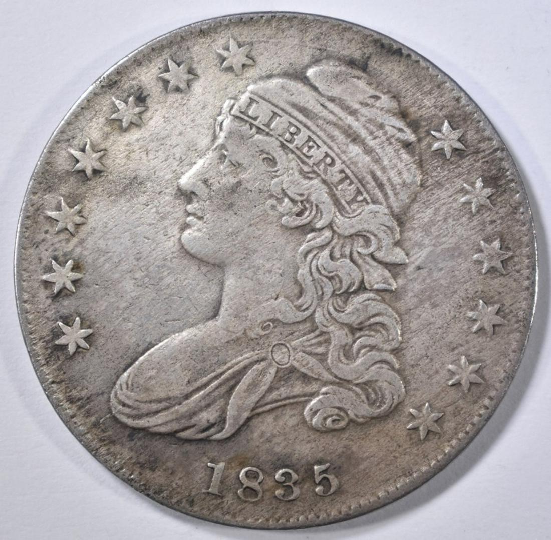 1835 BUST HALF DOLLAR XF (1 of 2)